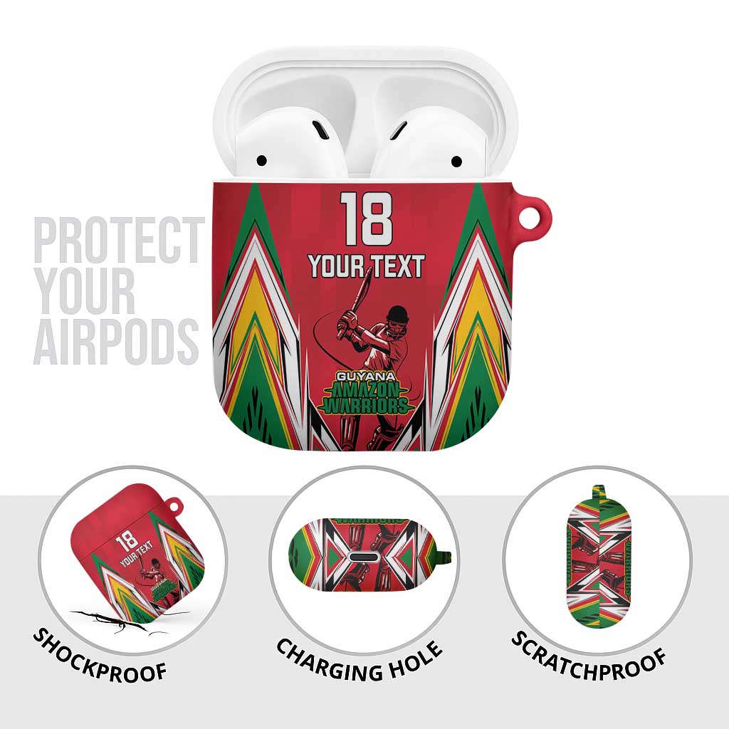Custom Guyana Cricket Spirit AirPods Case Amazon Warriors Inspired - Wonder Print Shop