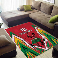 Custom Guyana Cricket Spirit Area Rug Amazon Warriors Inspired - Wonder Print Shop