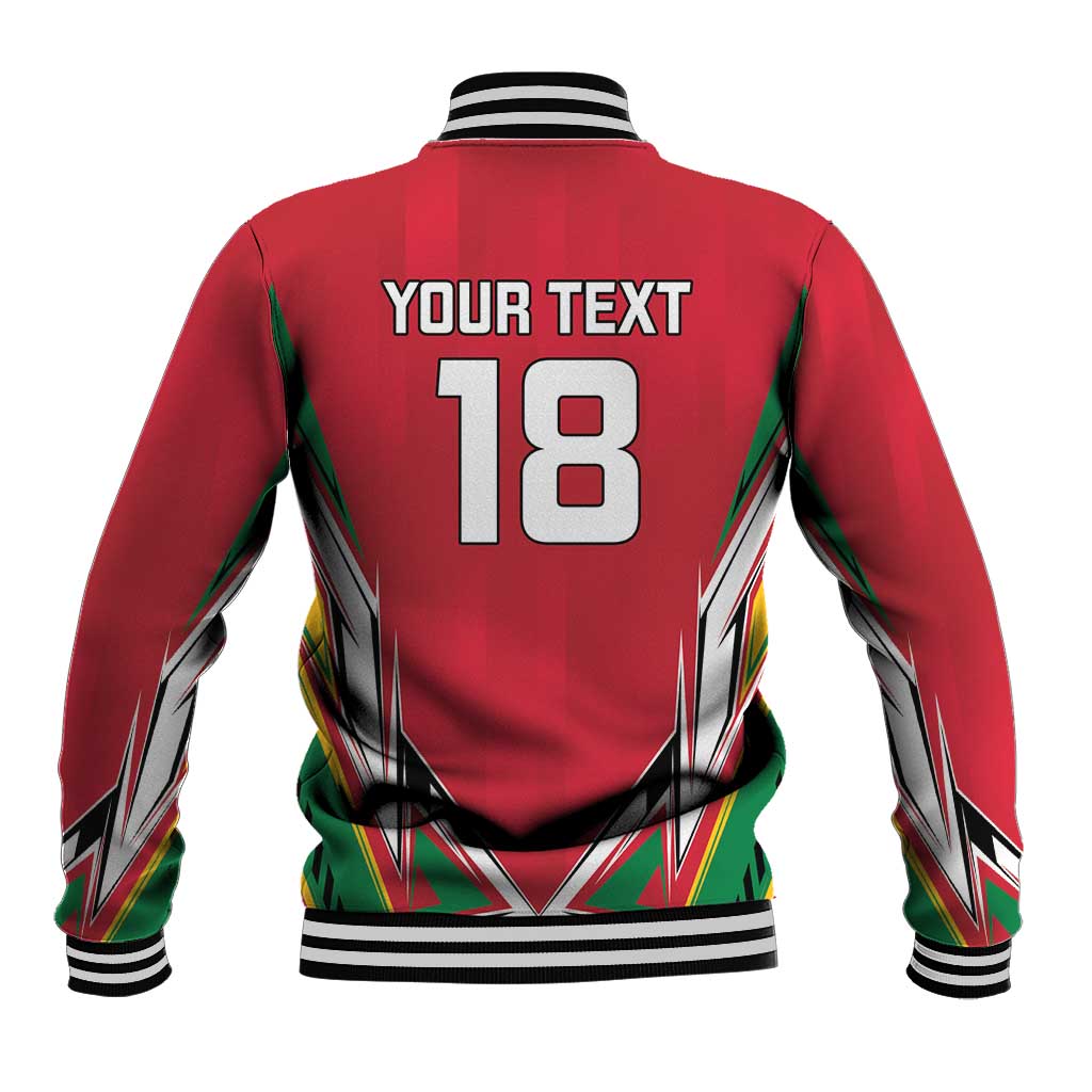 Custom Guyana Cricket Spirit Baseball Jacket Amazon Warriors Inspired - Wonder Print Shop