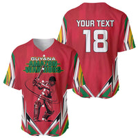 Custom Guyana Cricket Spirit Baseball Jersey Amazon Warriors Inspired - Wonder Print Shop