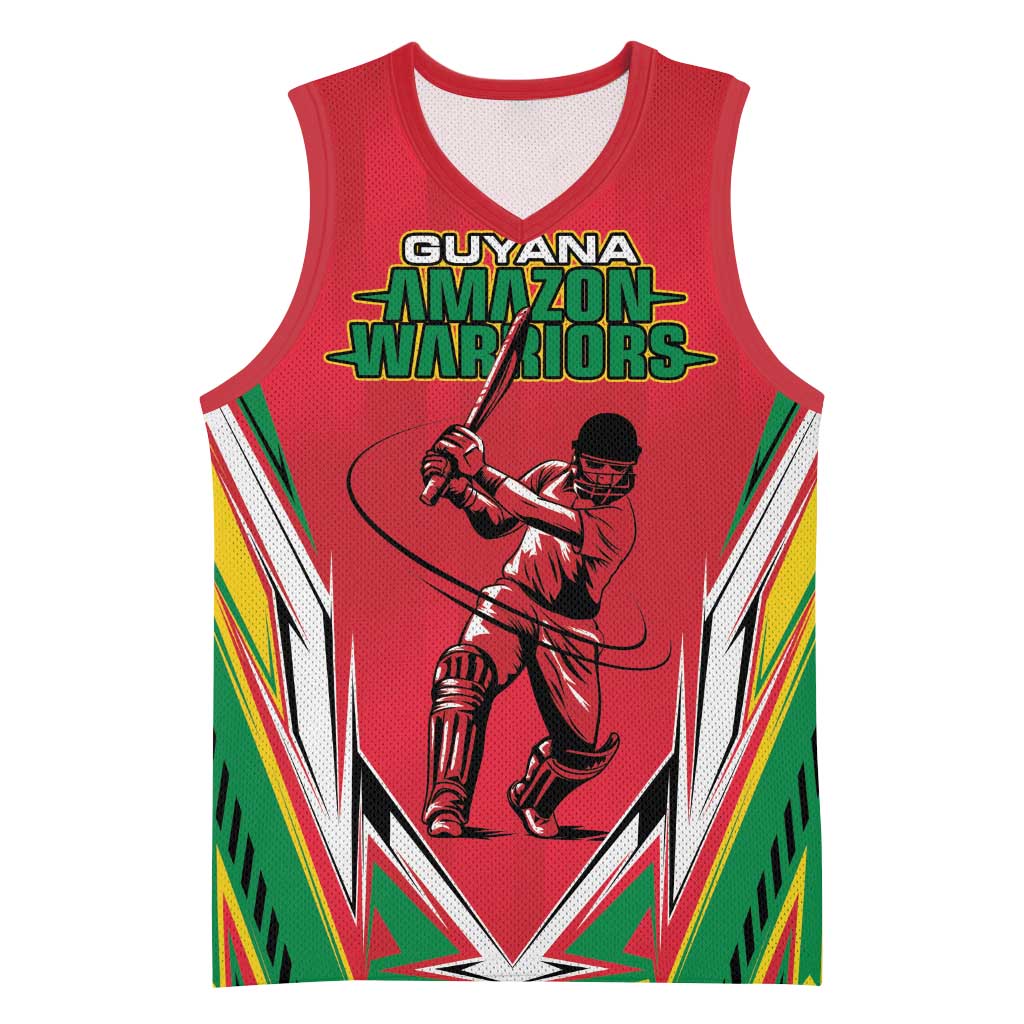Custom Guyana Cricket Spirit Basketball Jersey Amazon Warriors Inspired - Wonder Print Shop