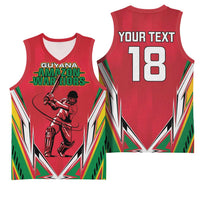 Custom Guyana Cricket Spirit Basketball Jersey Amazon Warriors Inspired - Wonder Print Shop