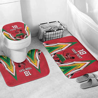 Custom Guyana Cricket Spirit Bathroom Set Amazon Warriors Inspired - Wonder Print Shop