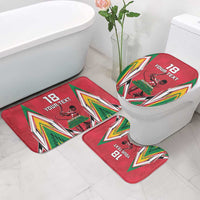 Custom Guyana Cricket Spirit Bathroom Set Amazon Warriors Inspired - Wonder Print Shop