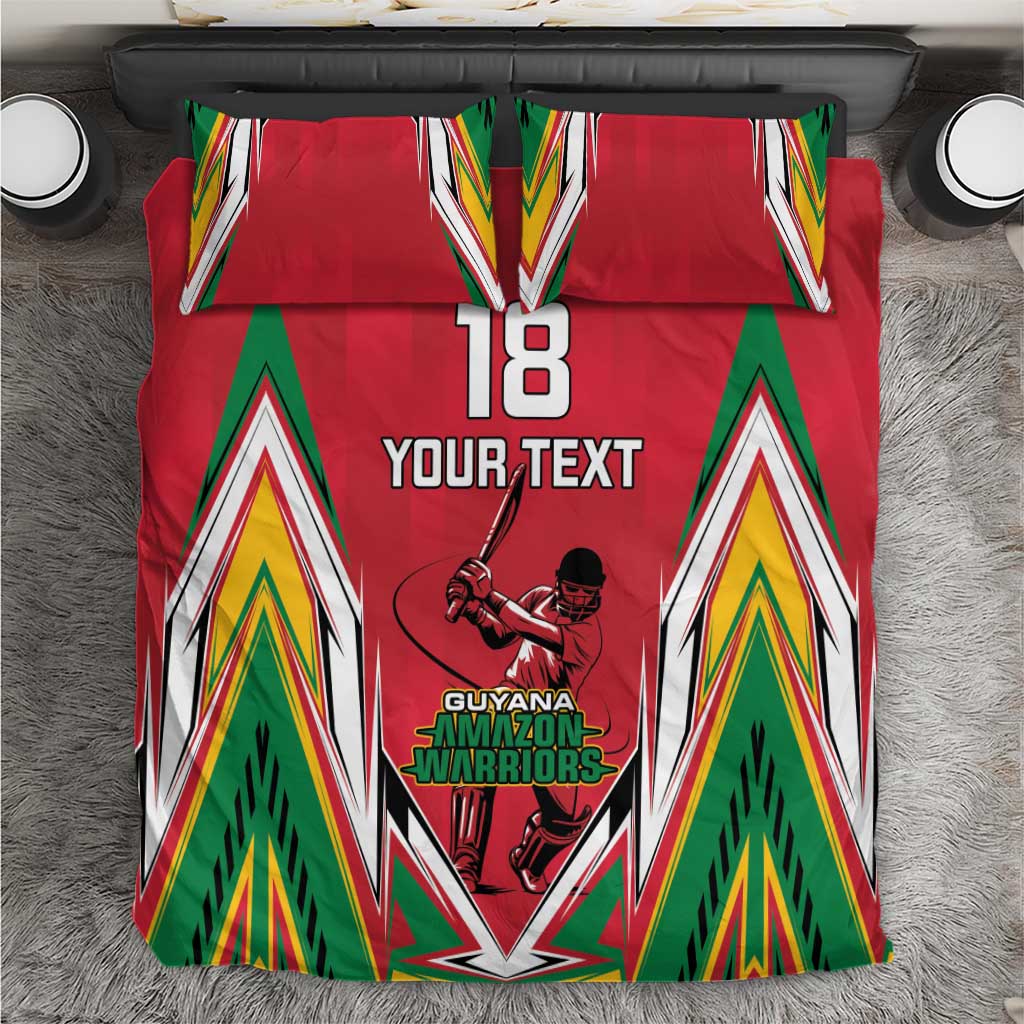 Custom Guyana Cricket Spirit Bedding Set Amazon Warriors Inspired - Wonder Print Shop