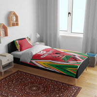 Custom Guyana Cricket Spirit Bedding Set Amazon Warriors Inspired - Wonder Print Shop