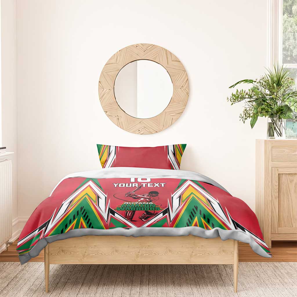 Custom Guyana Cricket Spirit Bedding Set Amazon Warriors Inspired - Wonder Print Shop