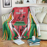 Custom Guyana Cricket Spirit Blanket Amazon Warriors Inspired - Wonder Print Shop