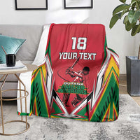 Custom Guyana Cricket Spirit Blanket Amazon Warriors Inspired - Wonder Print Shop