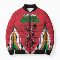 Custom Guyana Cricket Spirit Bomber Puffer Jacket Amazon Warriors Inspired - Wonder Print Shop