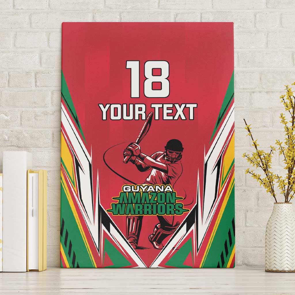 Custom Guyana Cricket Spirit Canvas Wall Art Amazon Warriors Inspired - Wonder Print Shop
