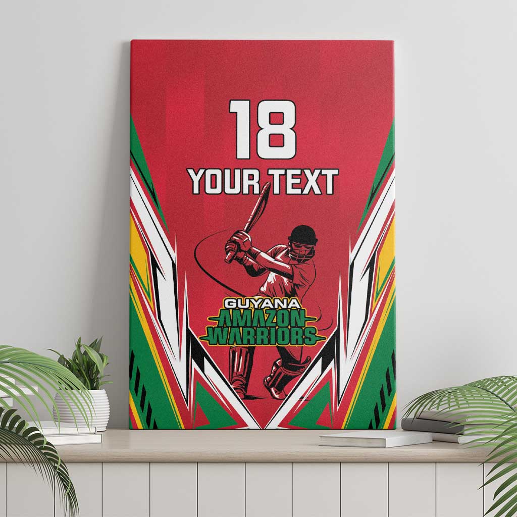 Custom Guyana Cricket Spirit Canvas Wall Art Amazon Warriors Inspired - Wonder Print Shop
