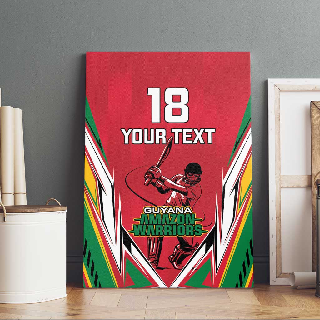 Custom Guyana Cricket Spirit Canvas Wall Art Amazon Warriors Inspired - Wonder Print Shop