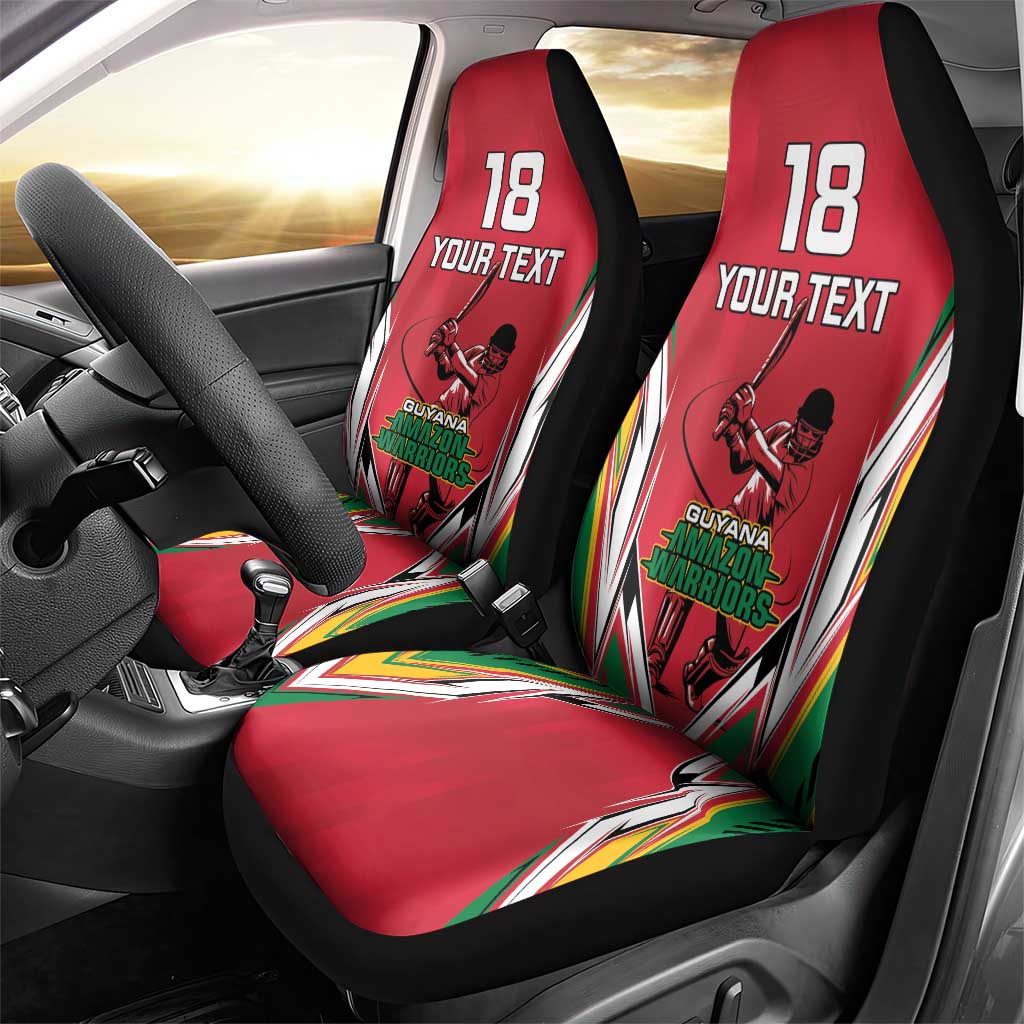 Custom Guyana Cricket Spirit Car Seat Cover Amazon Warriors Inspired - Wonder Print Shop