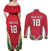 Custom Guyana Cricket Spirit Couples Matching Off Shoulder Maxi Dress and Long Sleeve Button Shirt Amazon Warriors Inspired - Wonder Print Shop