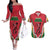 Custom Guyana Cricket Spirit Couples Matching Off The Shoulder Long Sleeve Dress and Hawaiian Shirt Amazon Warriors Inspired - Wonder Print Shop
