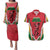 Custom Guyana Cricket Spirit Couples Matching Puletasi and Hawaiian Shirt Amazon Warriors Inspired - Wonder Print Shop