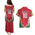 Custom Guyana Cricket Spirit Couples Matching Puletasi and Hawaiian Shirt Amazon Warriors Inspired - Wonder Print Shop