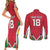 Custom Guyana Cricket Spirit Couples Matching Short Sleeve Bodycon Dress and Long Sleeve Button Shirt Amazon Warriors Inspired - Wonder Print Shop