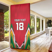 Custom Guyana Cricket Spirit Door Cover Amazon Warriors Inspired - Wonder Print Shop