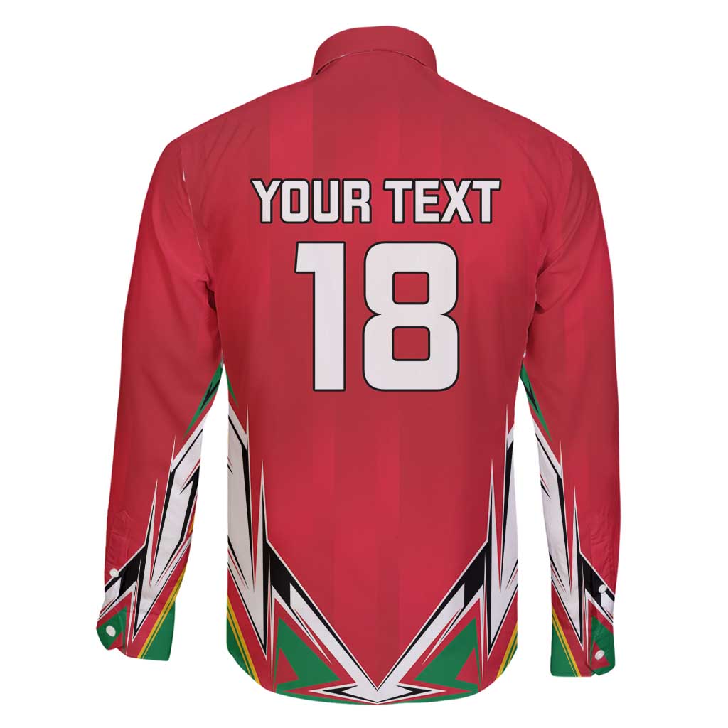 Custom Guyana Cricket Spirit Family Matching Long Sleeve Bodycon Dress and Hawaiian Shirt Amazon Warriors Inspired - Wonder Print Shop