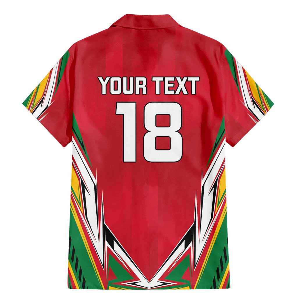 Custom Guyana Cricket Spirit Family Matching Mermaid Dress and Hawaiian Shirt Amazon Warriors Inspired - Wonder Print Shop