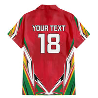 Custom Guyana Cricket Spirit Family Matching Mermaid Dress and Hawaiian Shirt Amazon Warriors Inspired - Wonder Print Shop