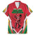 Custom Guyana Cricket Spirit Family Matching Off The Shoulder Long Sleeve Dress and Hawaiian Shirt Amazon Warriors Inspired - Wonder Print Shop