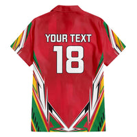 Custom Guyana Cricket Spirit Family Matching Off Shoulder Maxi Dress and Hawaiian Shirt Amazon Warriors Inspired - Wonder Print Shop