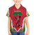 Custom Guyana Cricket Spirit Family Matching Off Shoulder Short Dress and Hawaiian Shirt Amazon Warriors Inspired - Wonder Print Shop