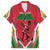 Custom Guyana Cricket Spirit Family Matching Puletasi and Hawaiian Shirt Amazon Warriors Inspired - Wonder Print Shop