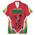 Custom Guyana Cricket Spirit Family Matching Short Sleeve Bodycon Dress and Hawaiian Shirt Amazon Warriors Inspired - Wonder Print Shop