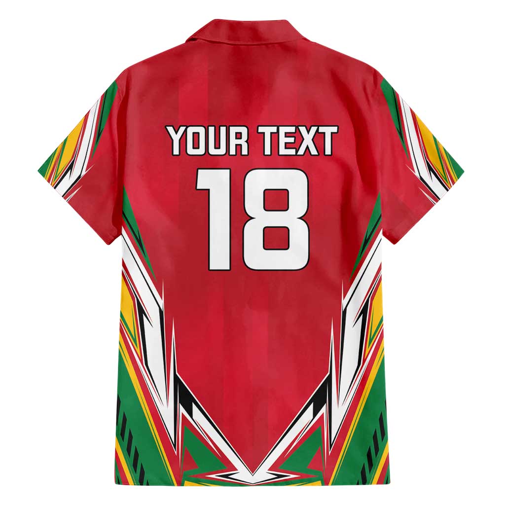 Custom Guyana Cricket Spirit Family Matching Short Sleeve Bodycon Dress and Hawaiian Shirt Amazon Warriors Inspired - Wonder Print Shop