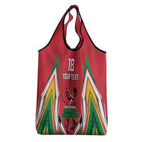 Custom Guyana Cricket Spirit Grocery Bag Amazon Warriors Inspired - Wonder Print Shop