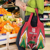 Custom Guyana Cricket Spirit Grocery Bag Amazon Warriors Inspired - Wonder Print Shop