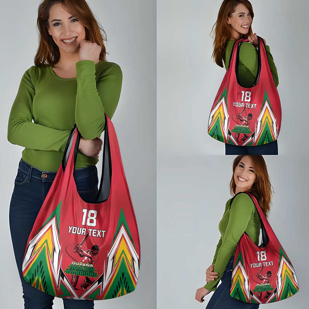 Custom Guyana Cricket Spirit Grocery Bag Amazon Warriors Inspired - Wonder Print Shop