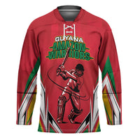 Custom Guyana Cricket Spirit Hockey Jersey Amazon Warriors Inspired - Wonder Print Shop