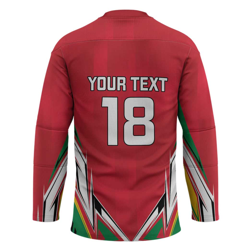 Custom Guyana Cricket Spirit Hockey Jersey Amazon Warriors Inspired - Wonder Print Shop