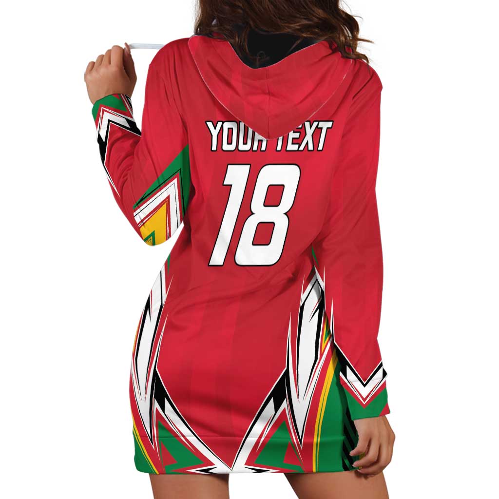 Custom Guyana Cricket Spirit Hoodie Dress Amazon Warriors Inspired - Wonder Print Shop
