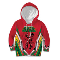 Custom Guyana Cricket Spirit Kid Hoodie Amazon Warriors Inspired - Wonder Print Shop