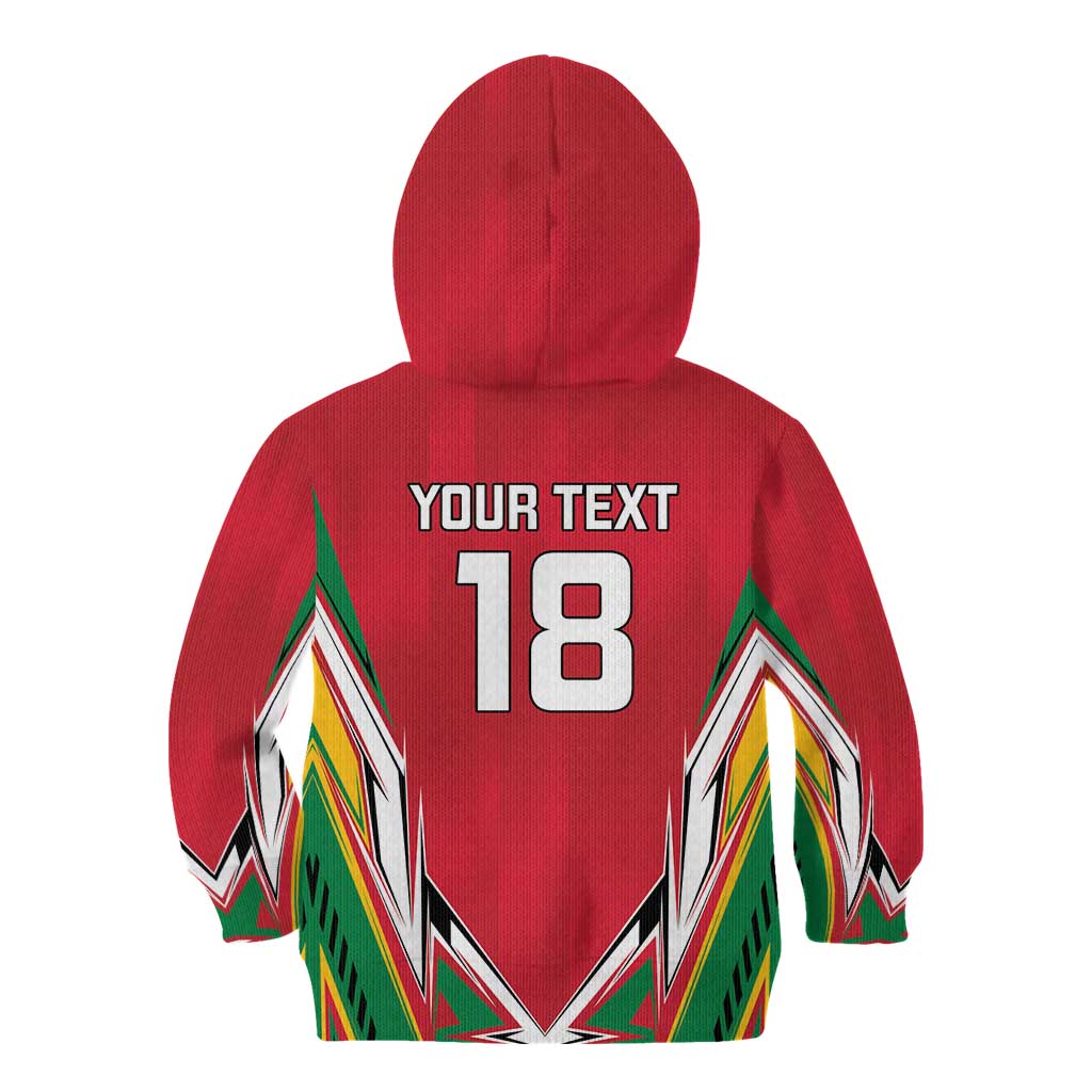 Custom Guyana Cricket Spirit Kid Hoodie Amazon Warriors Inspired - Wonder Print Shop