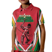 Custom Guyana Cricket Spirit Kid Polo Shirt Amazon Warriors Inspired - Wonder Print Shop