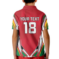 Custom Guyana Cricket Spirit Kid Polo Shirt Amazon Warriors Inspired - Wonder Print Shop