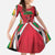 Custom Guyana Cricket Spirit Kid Short Sleeve Dress Amazon Warriors Inspired - Wonder Print Shop