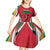 Custom Guyana Cricket Spirit Kid Short Sleeve Dress Amazon Warriors Inspired - Wonder Print Shop