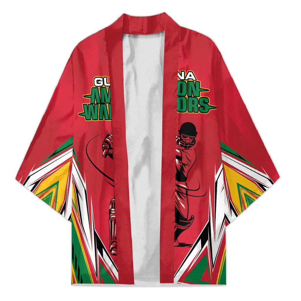 Custom Guyana Cricket Spirit Kimono Amazon Warriors Inspired - Wonder Print Shop
