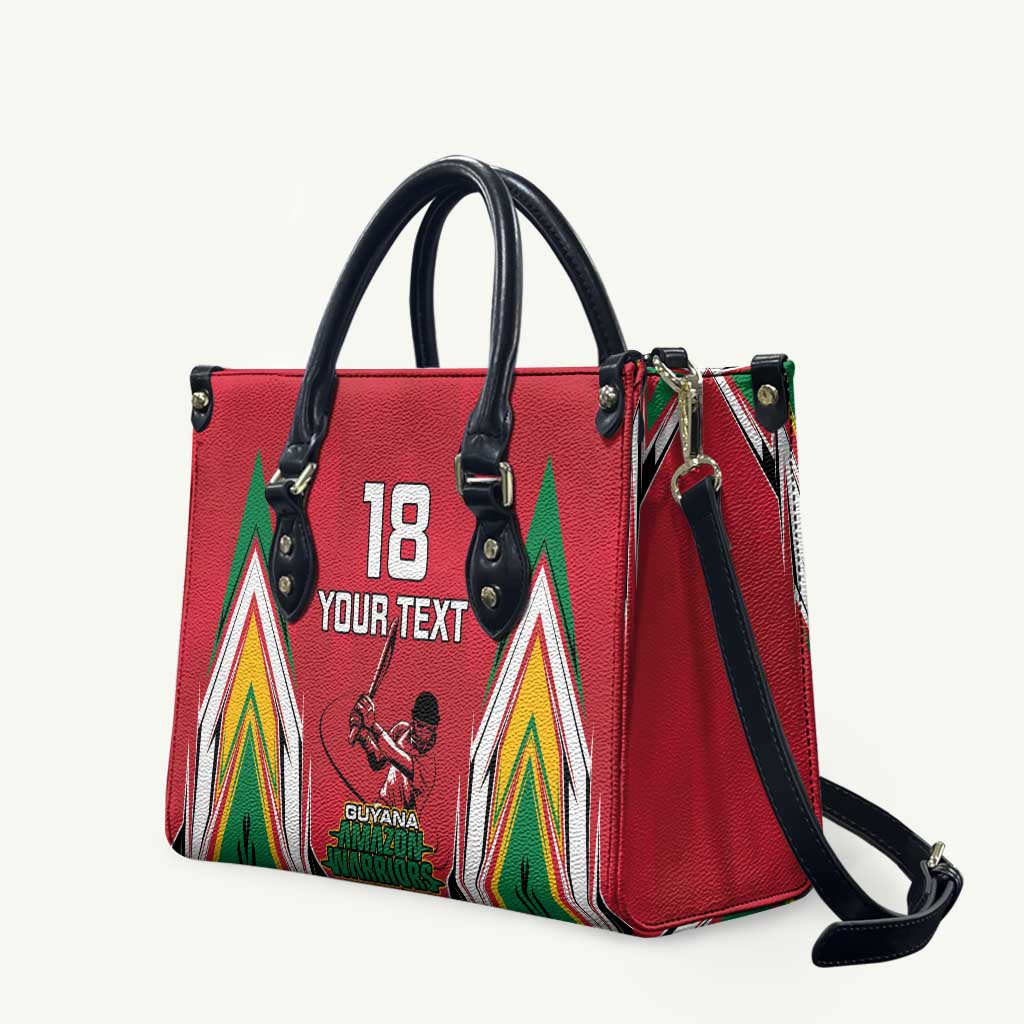 Custom Guyana Cricket Spirit Leather Bag Amazon Warriors Inspired - Wonder Print Shop
