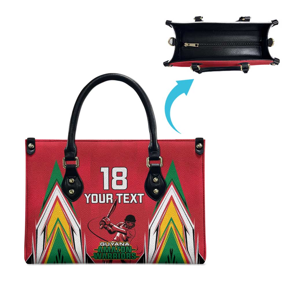 Custom Guyana Cricket Spirit Leather Bag Amazon Warriors Inspired - Wonder Print Shop