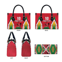 Custom Guyana Cricket Spirit Leather Bag Amazon Warriors Inspired - Wonder Print Shop