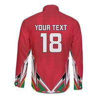 Custom Guyana Cricket Spirit Long Sleeve Button Shirt Amazon Warriors Inspired - Wonder Print Shop